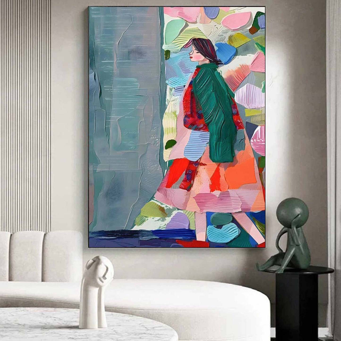 Arte De Retrato Colorido #MS142