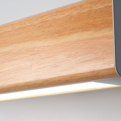 Ozawa Minimalista LED Aplique Dormitorio/Comedor Madera