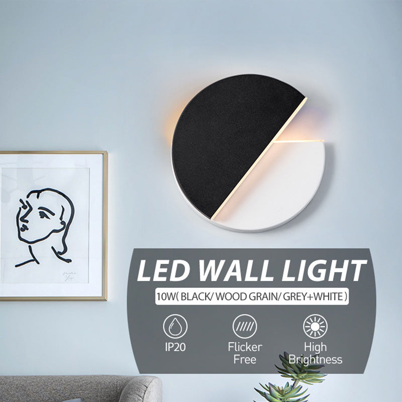 Drehbare Wall Lamp Blanco/Negro LED para Dormitorio y Salón