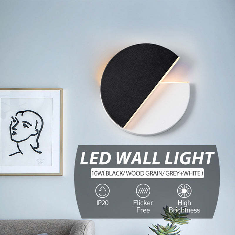 Drehbare Wall Lamp Blanco/Negro LED para Dormitorio y Salón