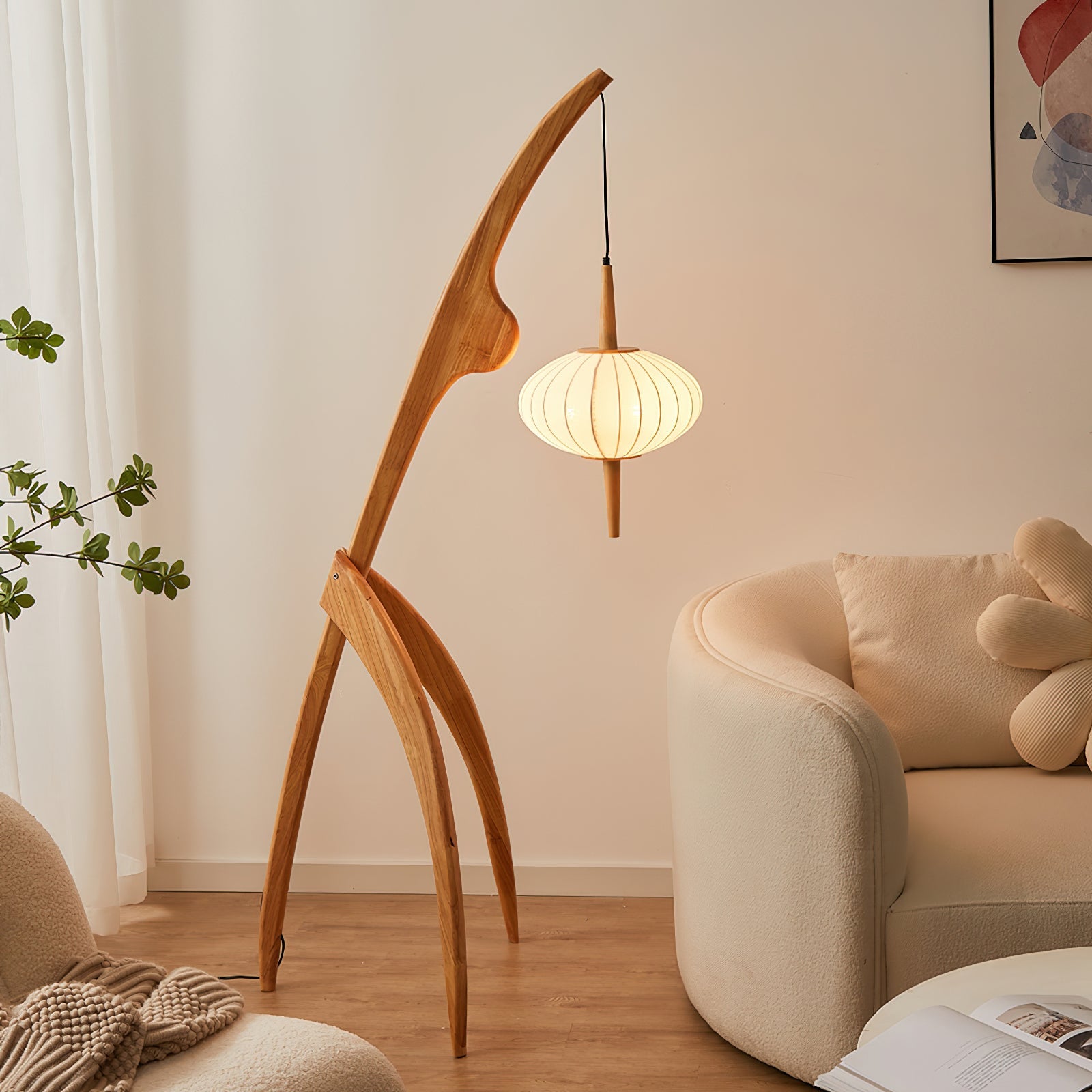 Retro Mante Religieuse Floor Lamp