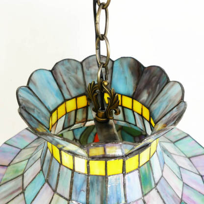 Eryn Vintage LED Lámpara Colgante Multicolor Metal Vidrio Dormitorio