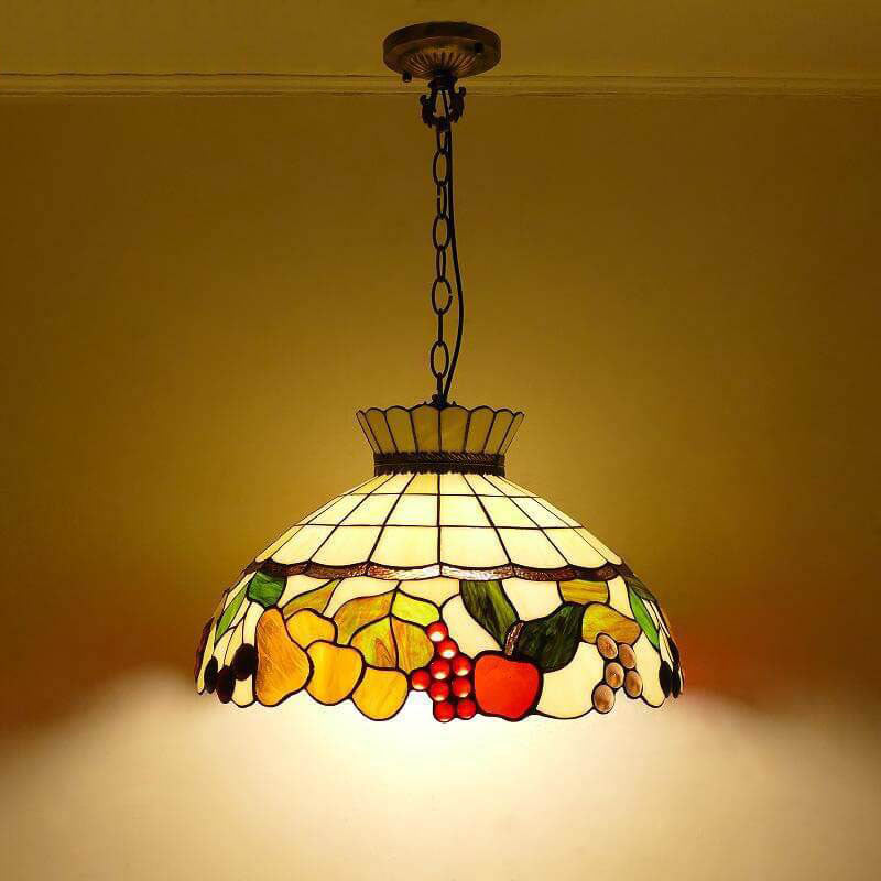 Eryn Vintage LED Lámpara Colgante Multicolor Metal Vidrio Dormitorio