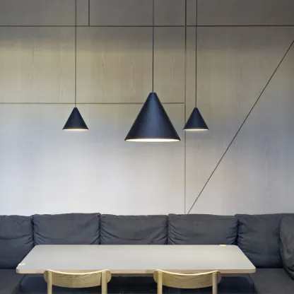 Hailie Modern Minimalism Round Metal Pendant Light Bedroom Hallway