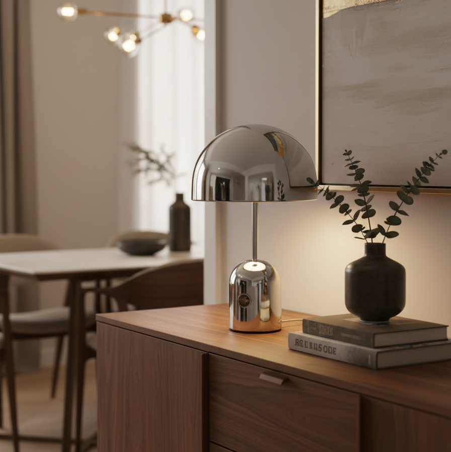 Retro Mushroom Portable Table Lamp
