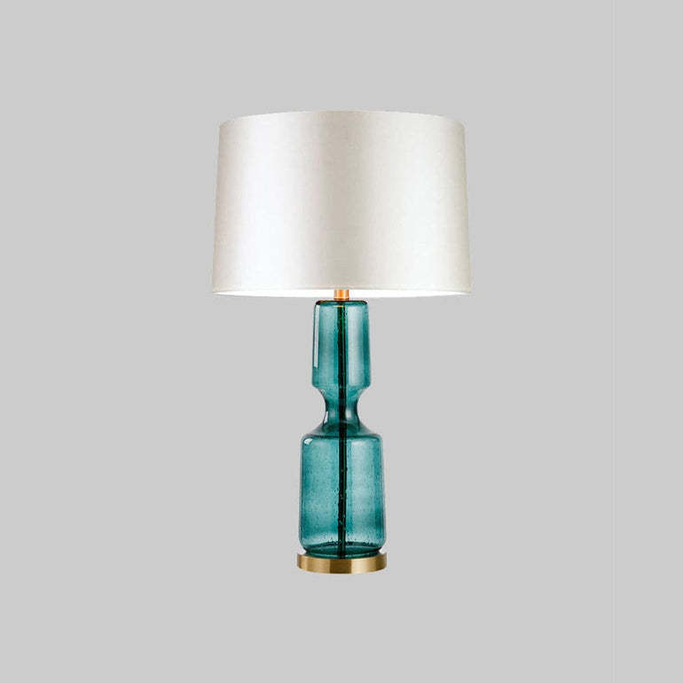 Drift Retro Glass Table Lamp Brass