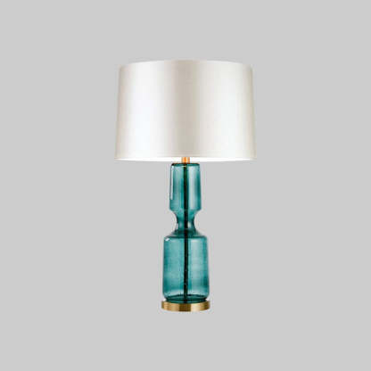 Drift Retro Glass Table Lamp Brass
