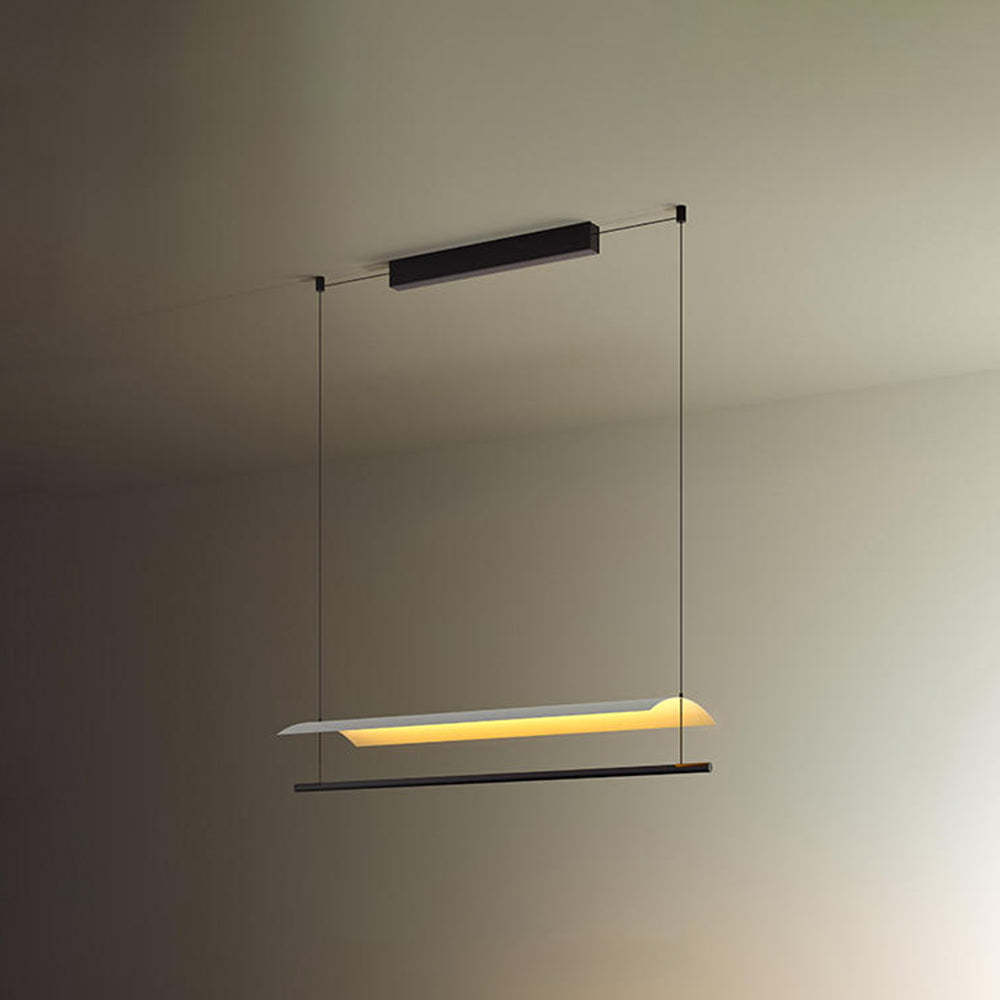 Edge Minimalista Lineal Metal/Acrílico Lámpara Colgante