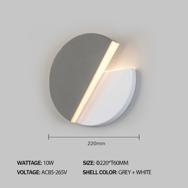 Drehbare Wall Lamp Blanco/Negro LED para Dormitorio y Salón