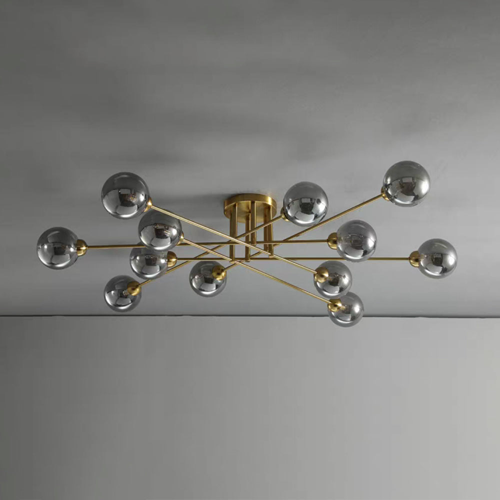 Valentina Moderno LED Lámparas de Araña Metal Vidrio Comedor Dormitorio