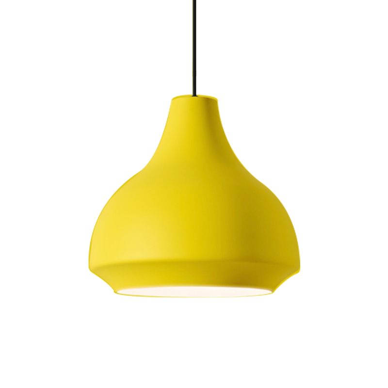 Morandi Moderneo LED Lámpara Colgante Negro/Amarillo Sala de Estar/Comedor Mesa de Comedor Metal