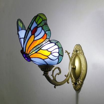 Kady Artístico LED Mariposa Aplique Rojo/Azul/Multicolor/Azul Claro Dormitorio/ Salón/ Vestíbulo Metal/Vidrio