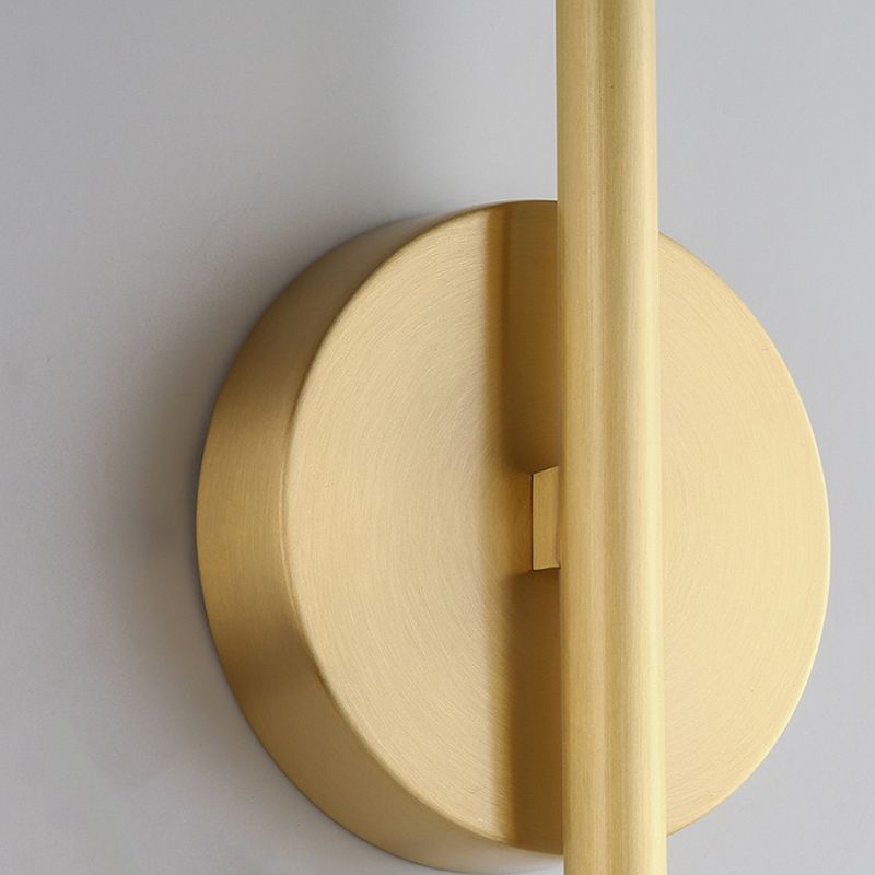 Edge Moderno Lineal LED Aplique Interior Oro Cuarto de Baño Metal