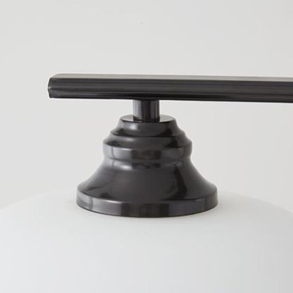 Hailie Moderno LED Lámpara Colgante Negro/Oro Comedor Mesa de Comedor Metal y Vidrio 3/4 Llamas 100CM/135CM Largo