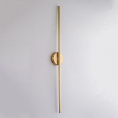 Edge Moderno Lineal LED Aplique Interior Oro Cuarto de Baño Metal