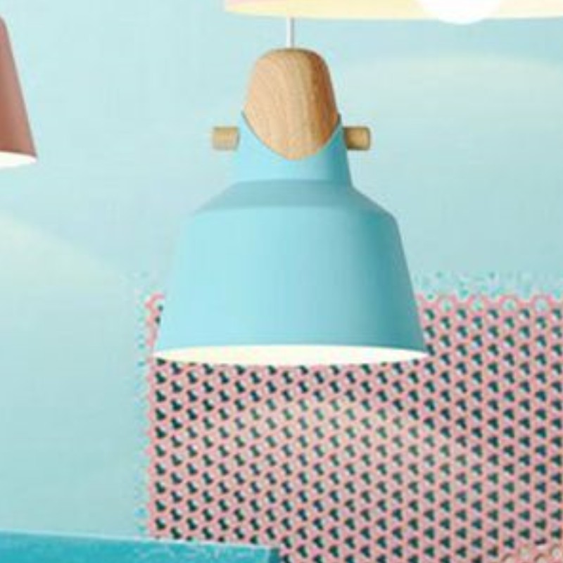 Morandi LED Lámpara Colgante Dormitorio/Estudio Metal