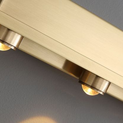 Leigh Moderno LED Ola de Agua Luz de Pared Oro Dormir Sala de Estar Pasillo Metal Acrílico