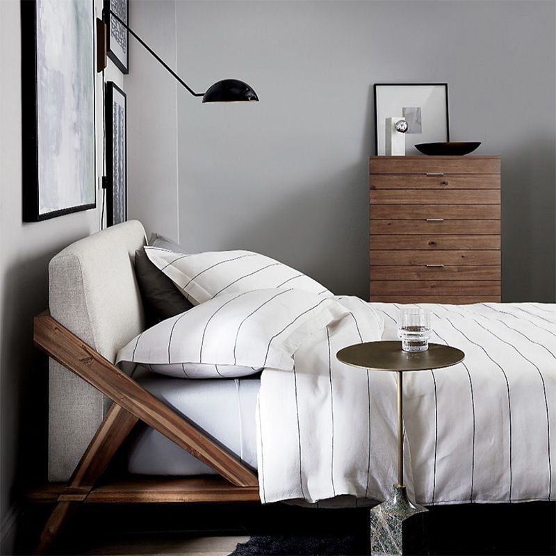 Brady Moderno LED Luz de Pared Negro Oro Sala de Estar Metal