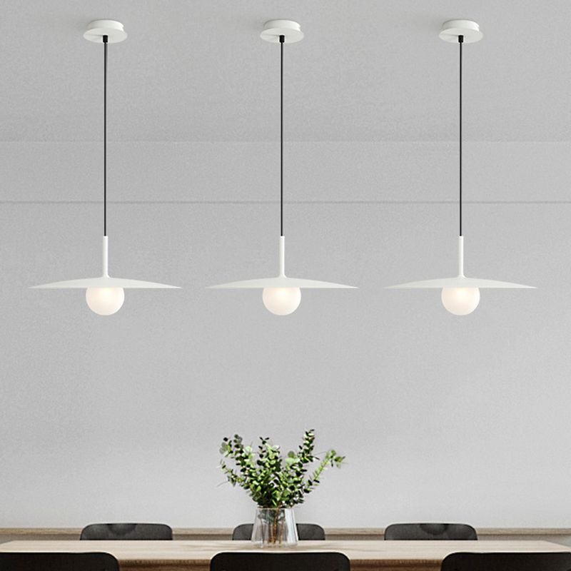 Carins Moderno LED Lámpara Colgante Negro/Blanco/Gris Comedor/Salón/Dormitorio Metal y Vidrio