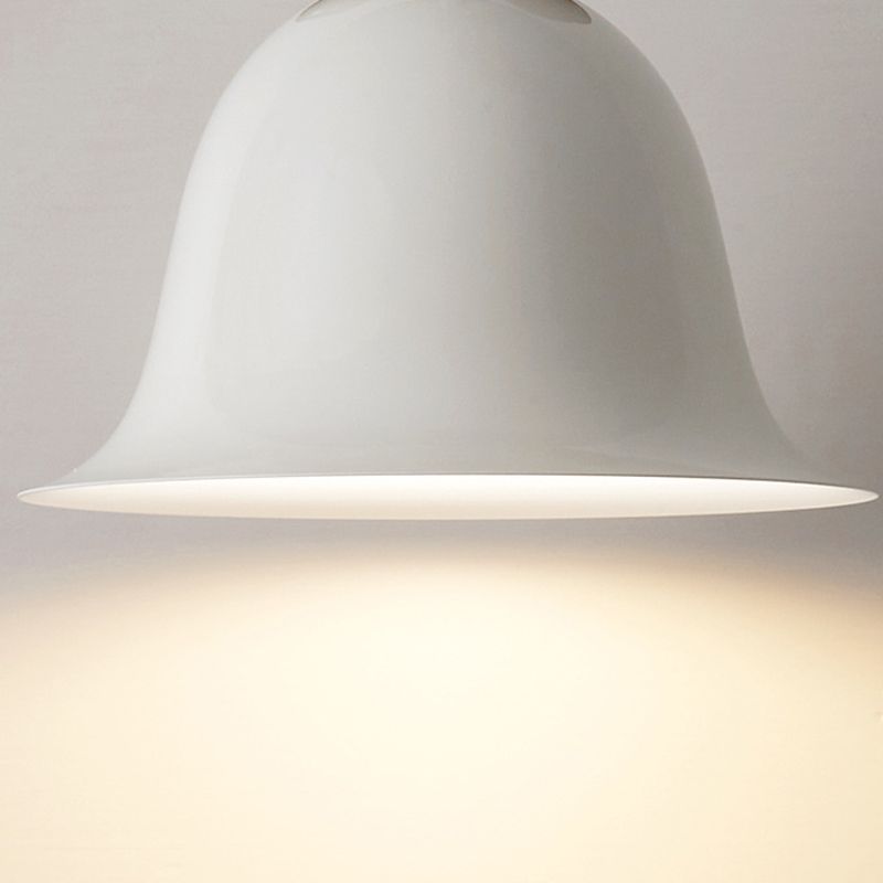 Carins Lámpara Colgante Blanco, En Forma de Campana Dormitorio Sala de Estar