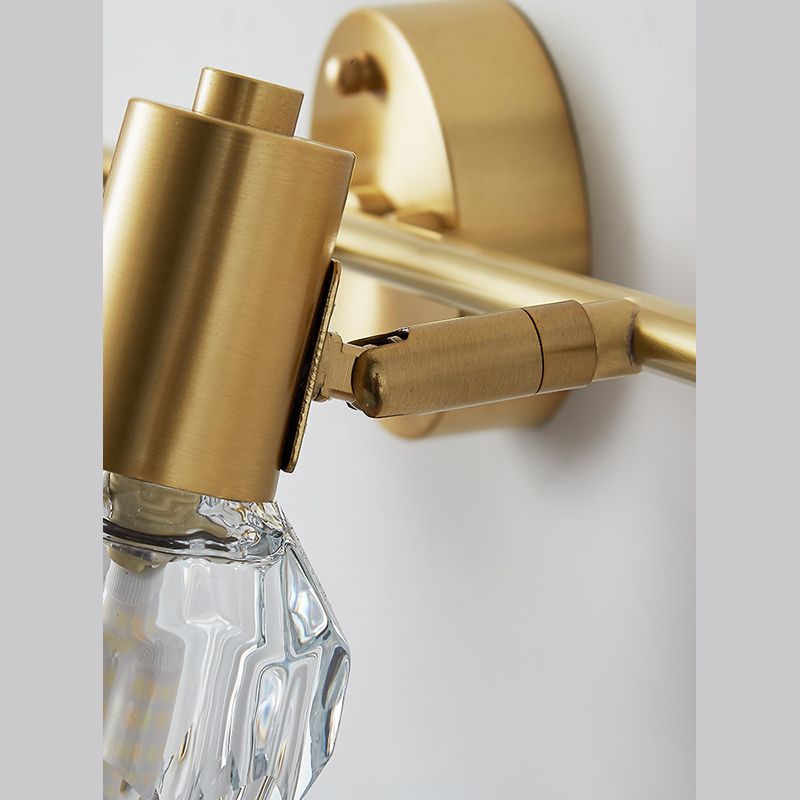 Kristy Lámpara de Pared LED Globo de lPLujo Dorada Baño / Dormitorio Metal Cristal 2 / 3 Luces