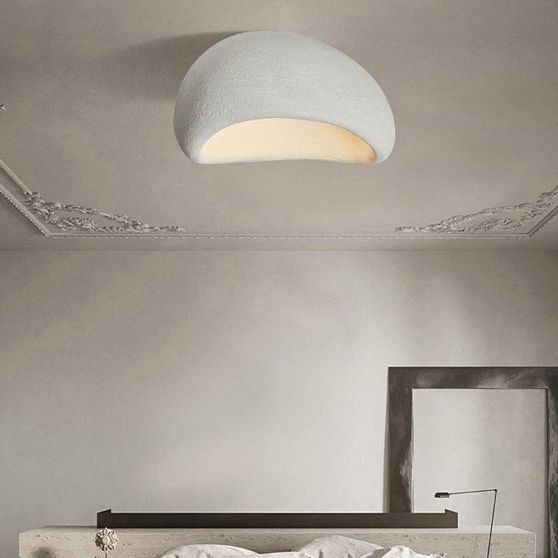 Byers Moderno LED Lámpara de Techo Blanco/Gris Dormitorio/Pasillo Resina