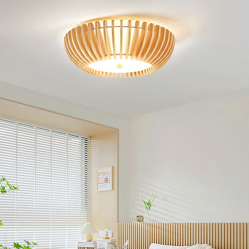 Ozawa Moderno LED Lámpara de Techo Dormitorio/Salón En Madera Acrílico