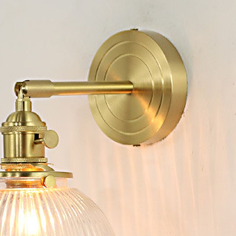 Hailie Lujo Globo/Flores LED Aplique Oro Baño/Dormitorio Metal Vidrio