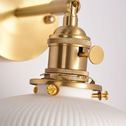 Lottie Moderna LED Apliques de pared Blanco/Dorado para Comedor/Salón Metal