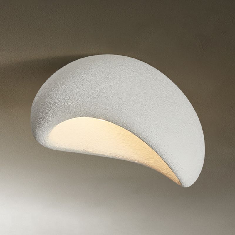 Byers Moderno LED Lámpara de Techo Blanco/Gris Dormitorio/Pasillo Resina