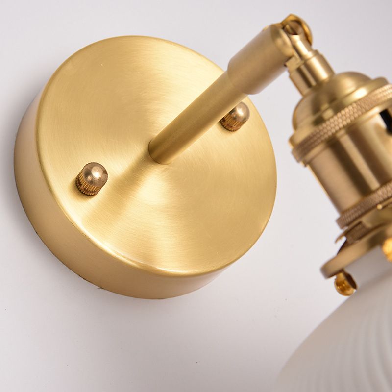 Lottie Moderna LED Apliques de pared Blanco/Dorado para Comedor/Salón Metal