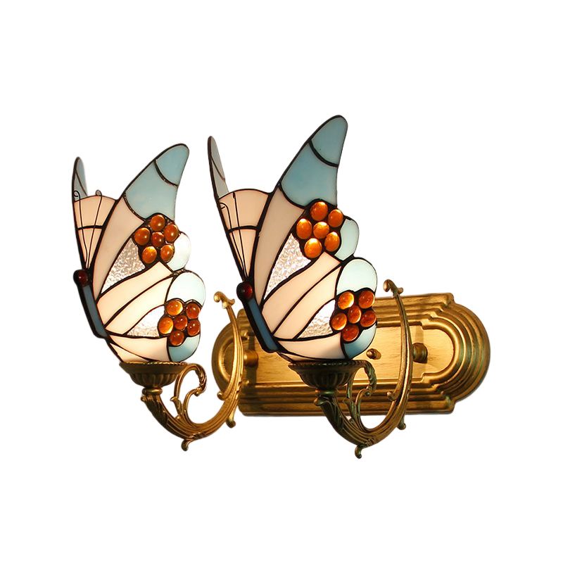 Kady Artístico LED Mariposa Aplique Rojo/Azul/Multicolor/Azul Claro Dormitorio/ Salón/ Vestíbulo Metal/Vidrio