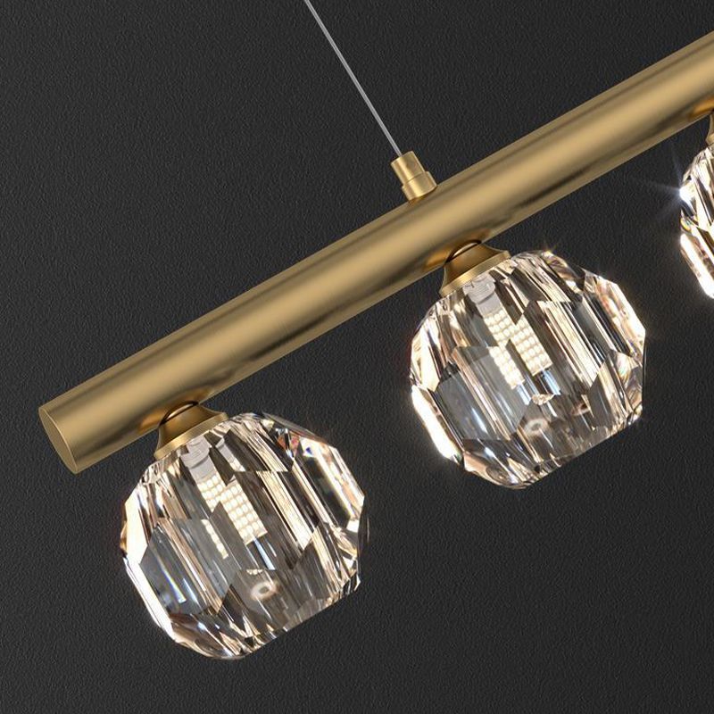 Kirsten Moderno LED Lámpara Colgante Oro Comedor Metal