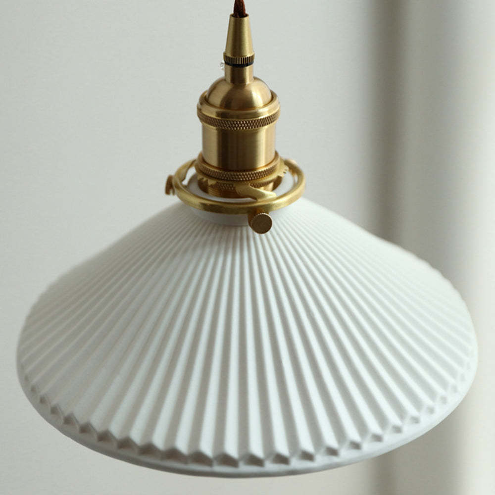 Ozawa Vintage Cerámica/Madera LED Aplique de Pared