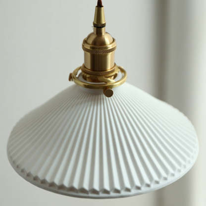 Ozawa Vintage Cerámica/Madera LED Aplique de Pared