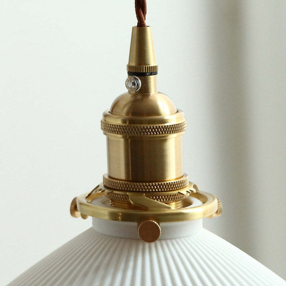 Ozawa Vintage Cerámica/Madera LED Aplique de Pared
