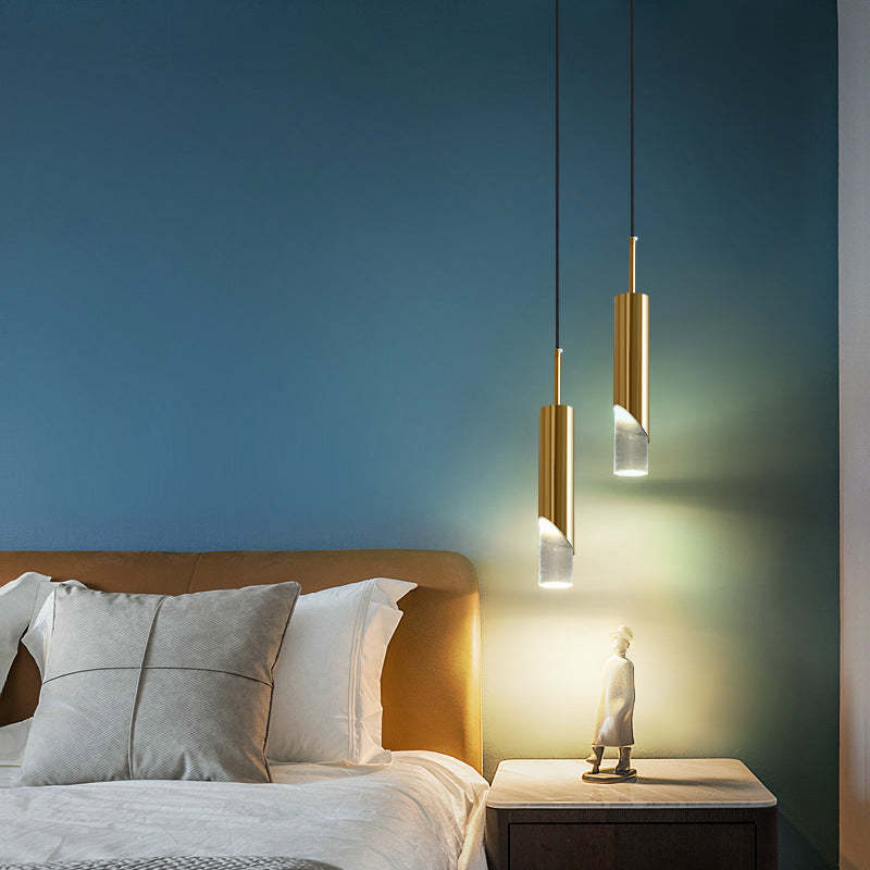 Minimalista LED Lámpara Colgante Negro Dormitorio/Comedor | Las Sola