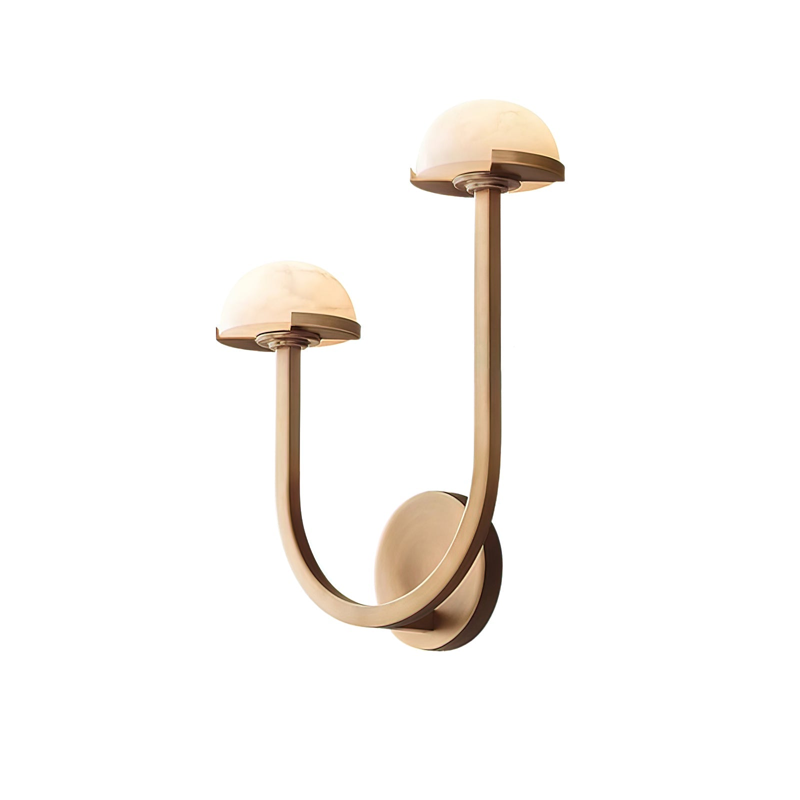 Halo Mushroom Alabaster Wall Light