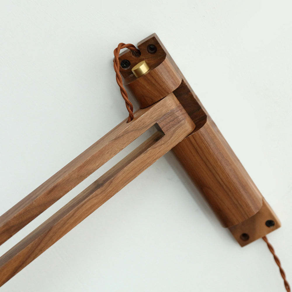 Ozawa Vintage Cerámica/Madera LED Aplique de Pared