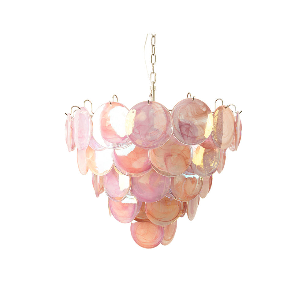 Verona Murano Glass Disc Chandelier