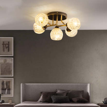 Valentina Luxury Lámpara de Techo Metal/Vidrio Salón