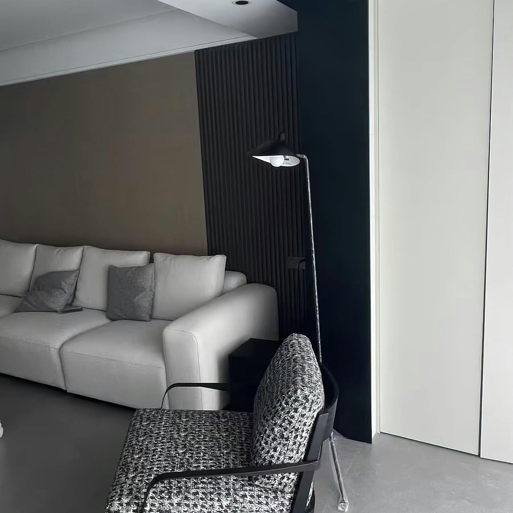 Axis Modern Metal Aluminum Floor Lamp Black