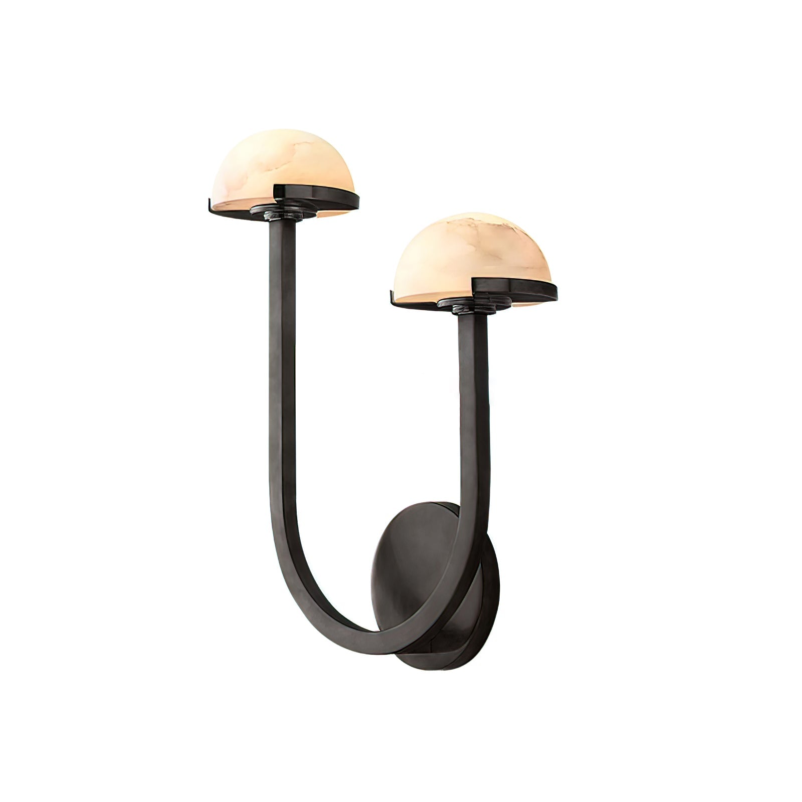 Halo Mushroom Alabaster Wall Light