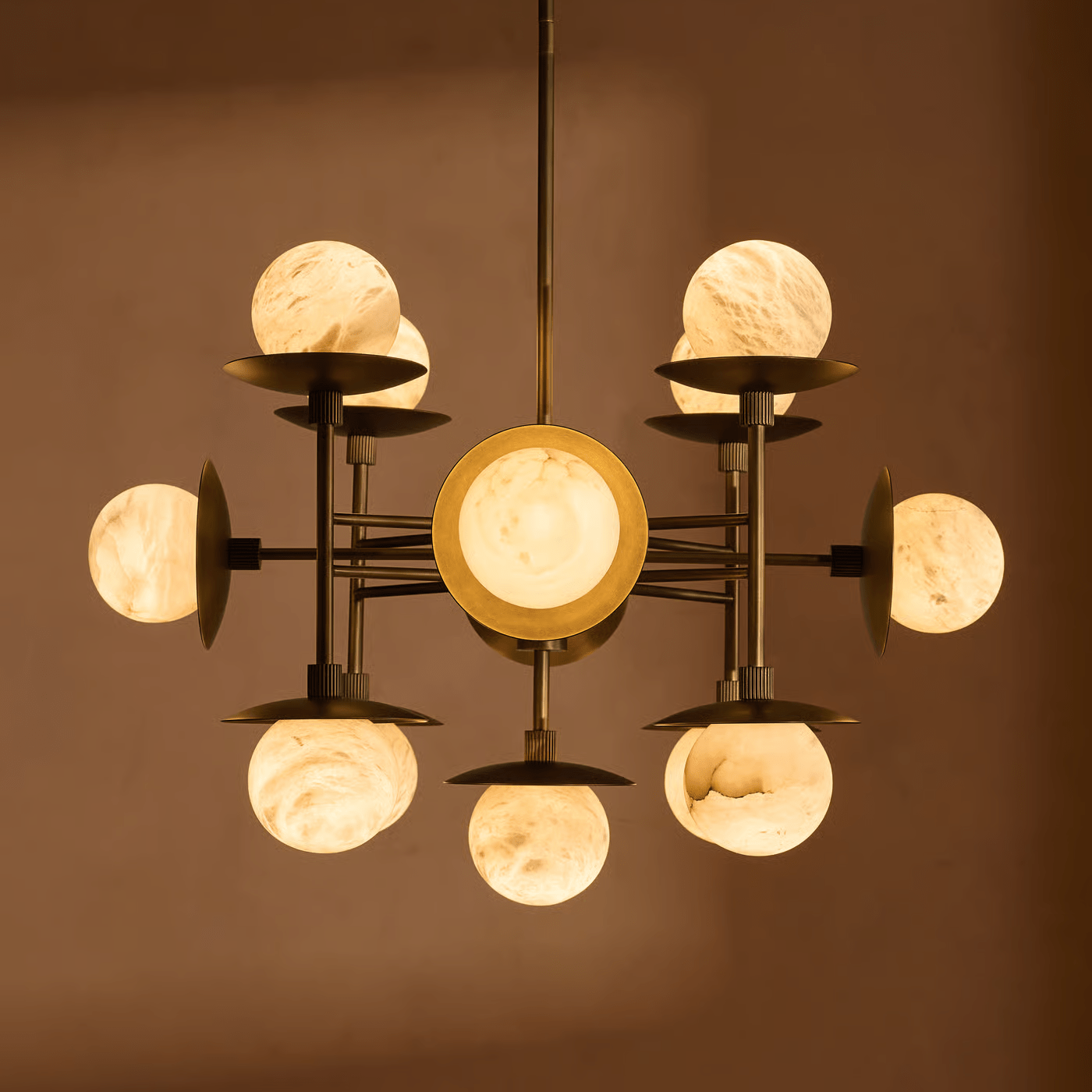 Artelux Cara Alabaster Globe Chandelier