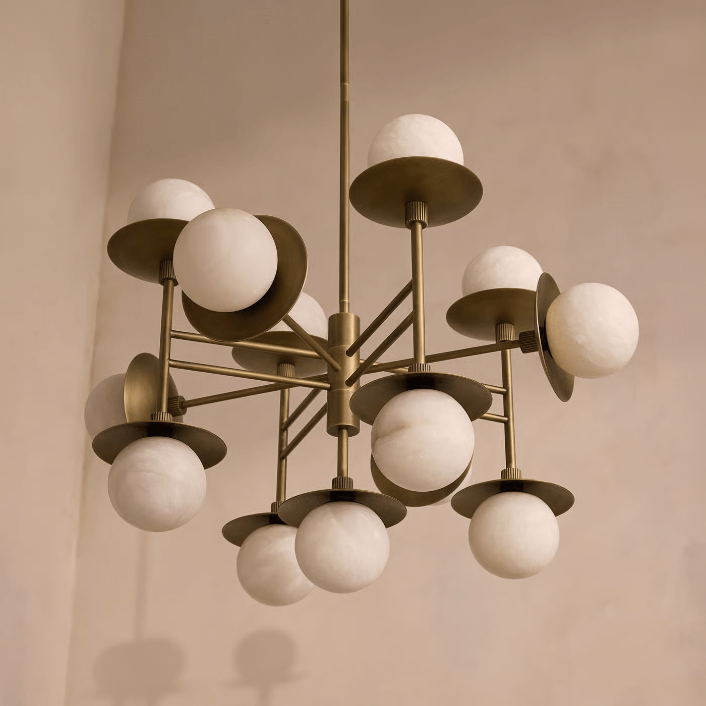 Artelux Cara Alabaster Globe Chandelier