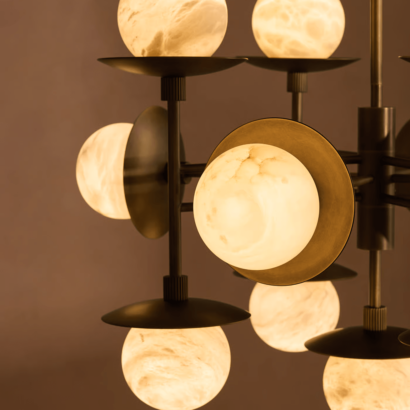Artelux Cara Alabaster Globe Chandelier