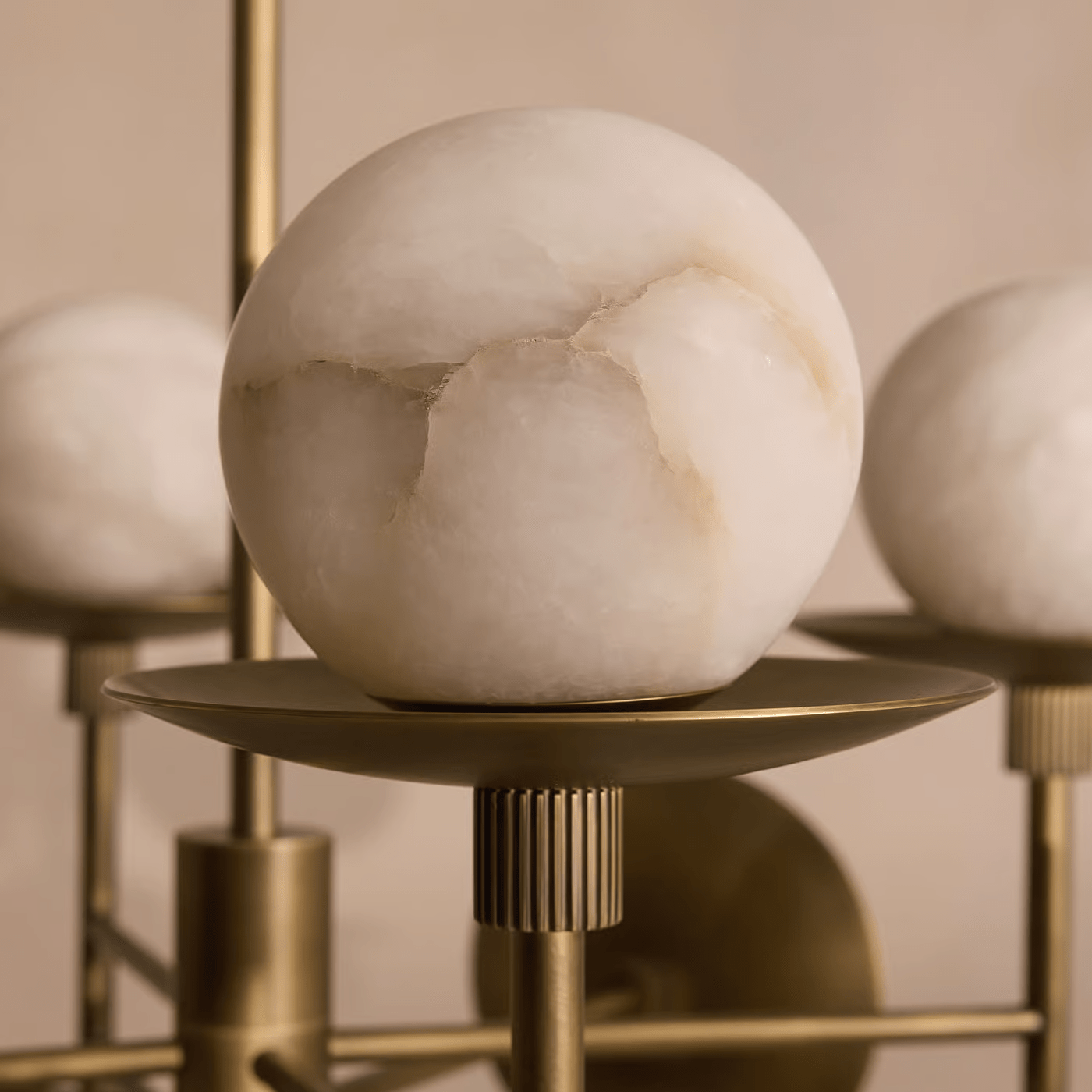 Artelux Cara Alabaster Globe Chandelier