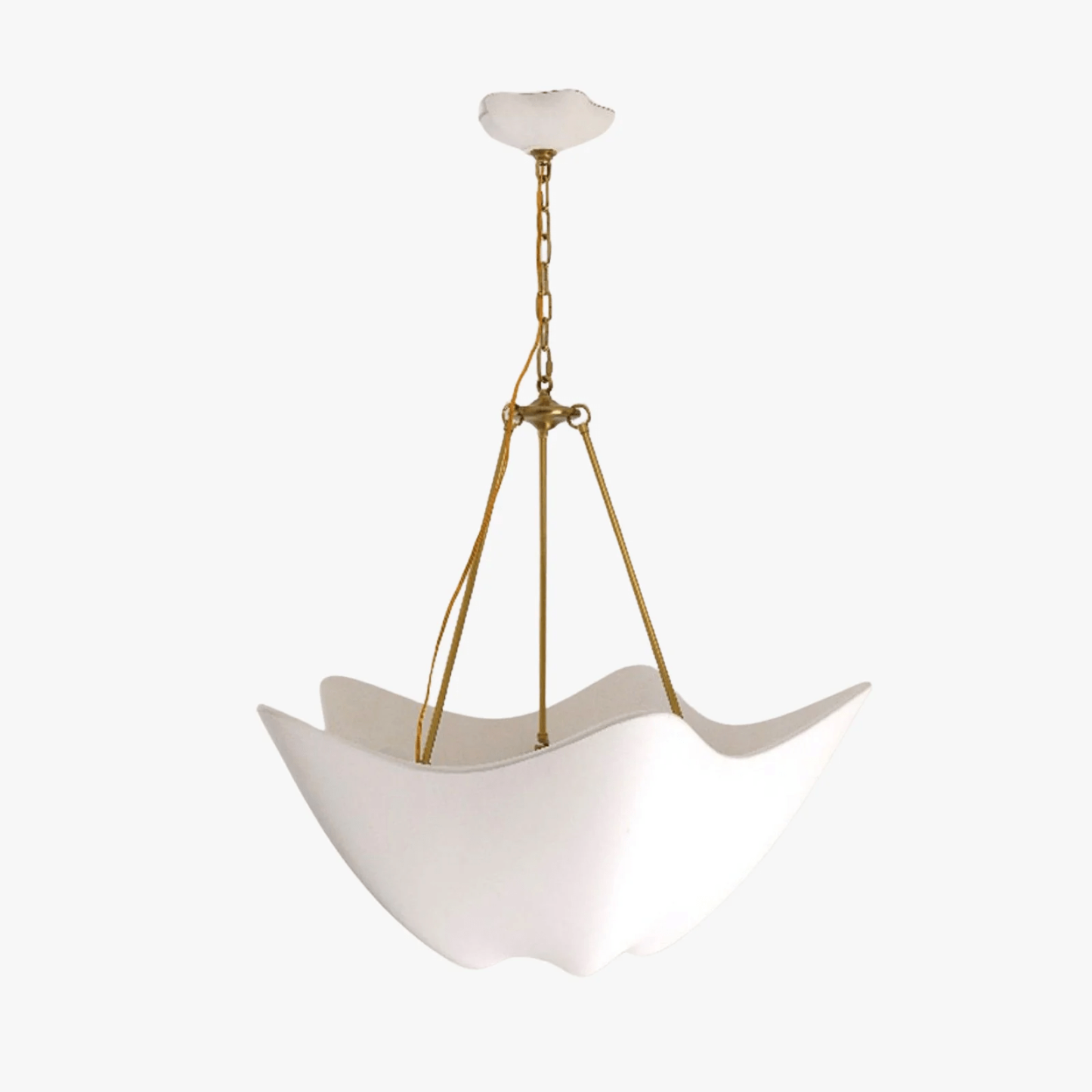 Hakka Plaster Wave Sculptural Chandelier