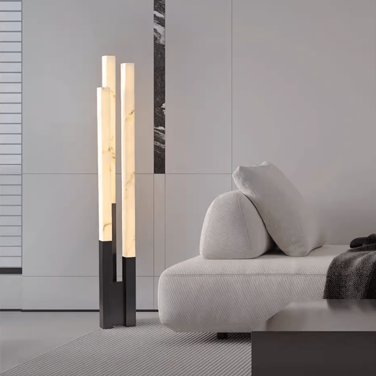 Dune Alabaster Column Floor Lamp