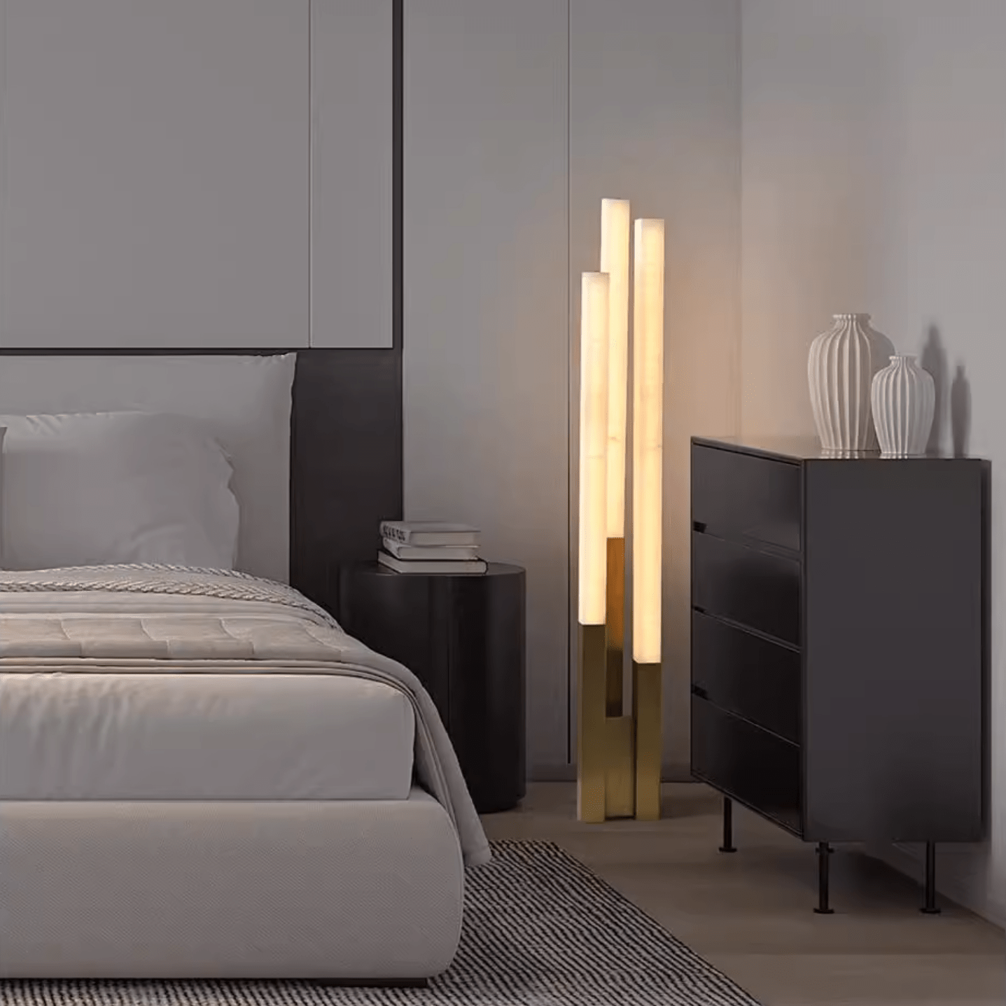 Dune Alabaster Column Floor Lamp